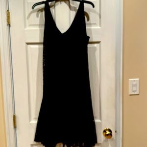 Black lace Ralph Lauren flapper dress